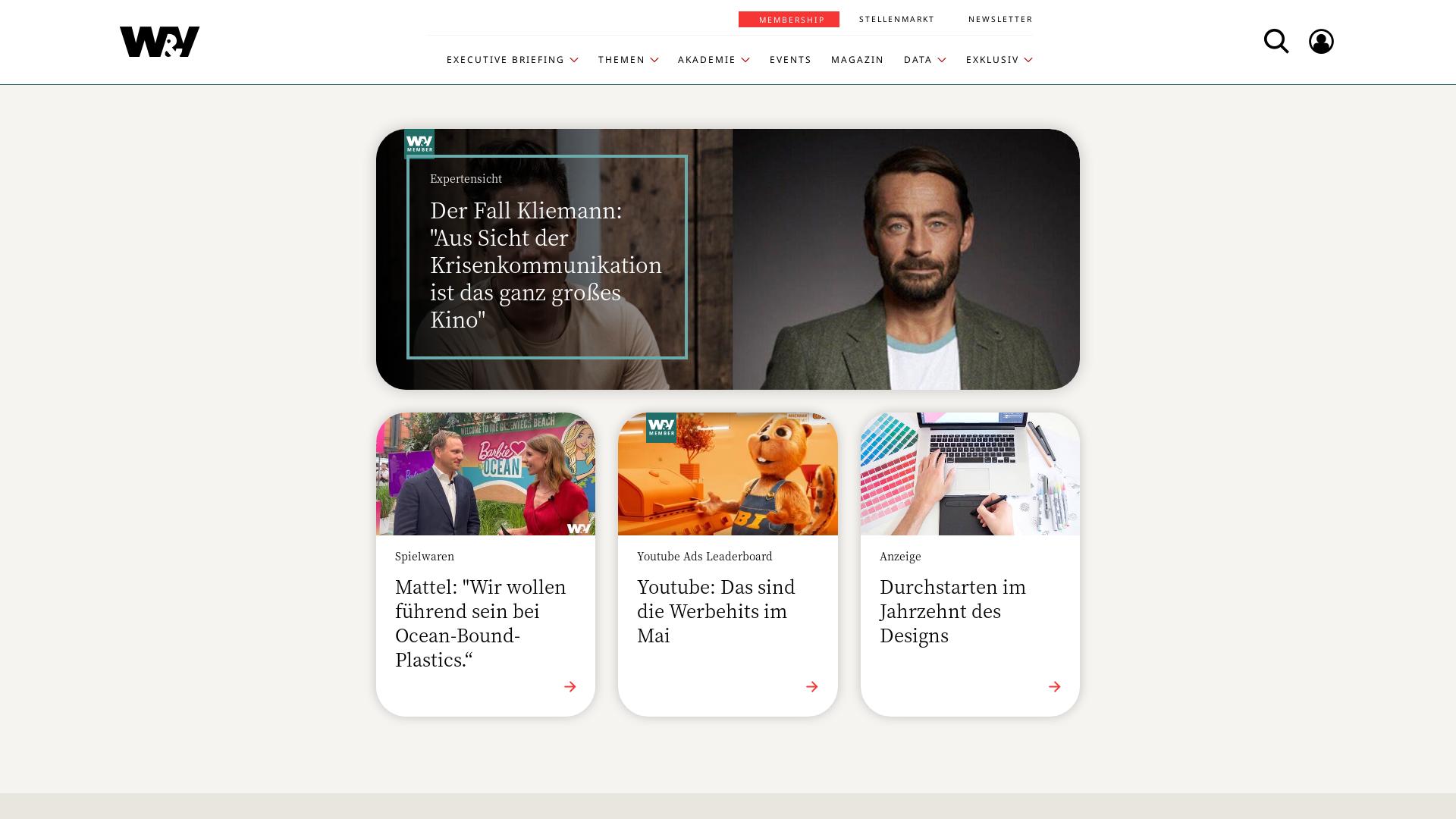 Website User Bewertung zu www.wuv.de