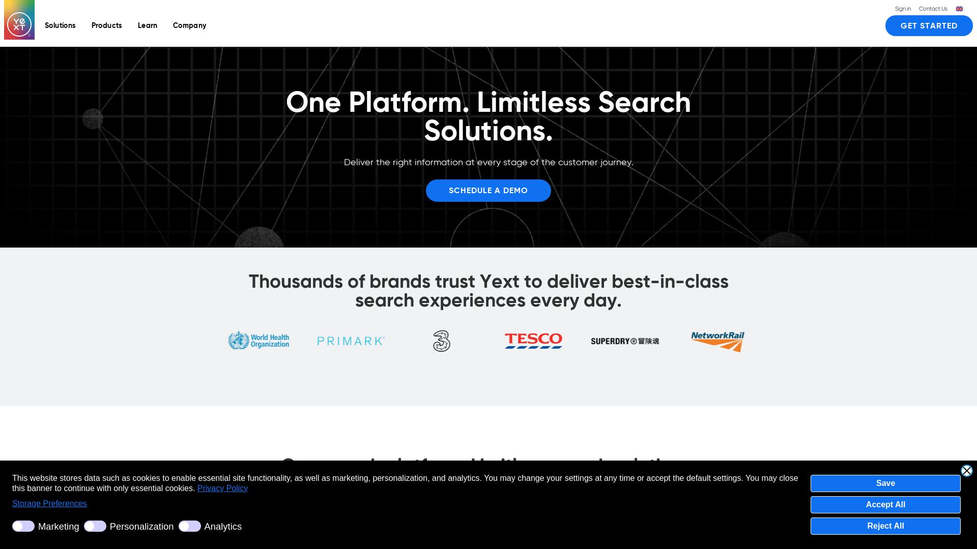 Website User Bewertung zu www.yext.co.uk