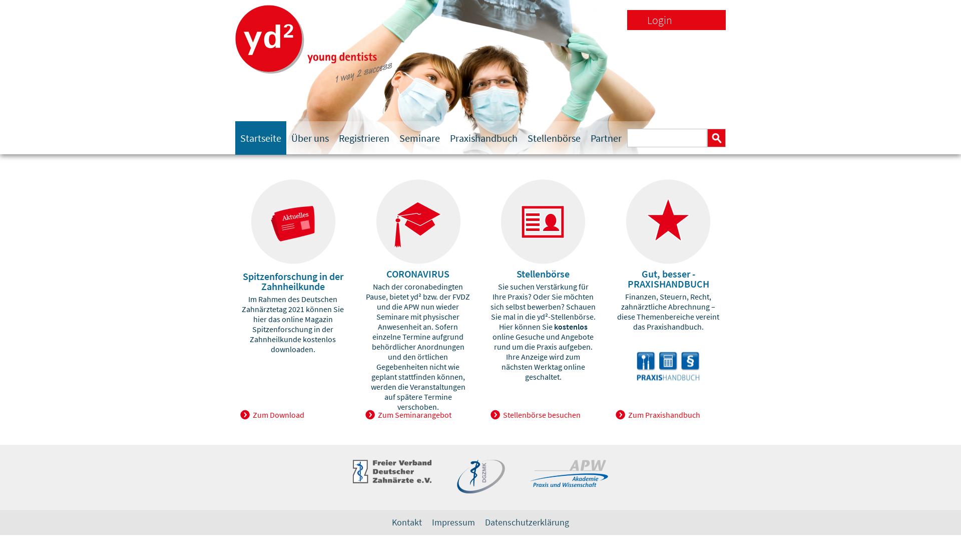 Website User Bewertung zu www.young-dentists.de