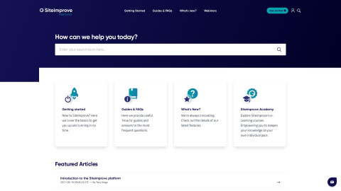 support.siteimprove.com