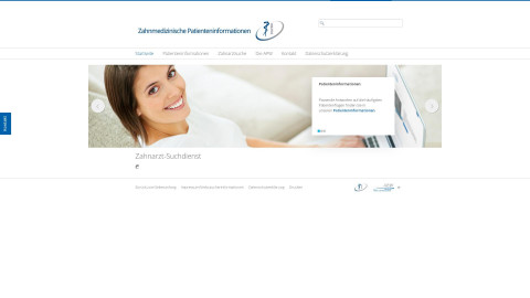 www.zahnmedizinische-patienteninformationen.de